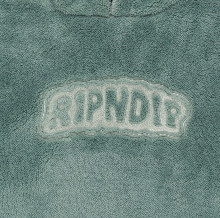 Ripndip Bubble Sherpa hoody - Green