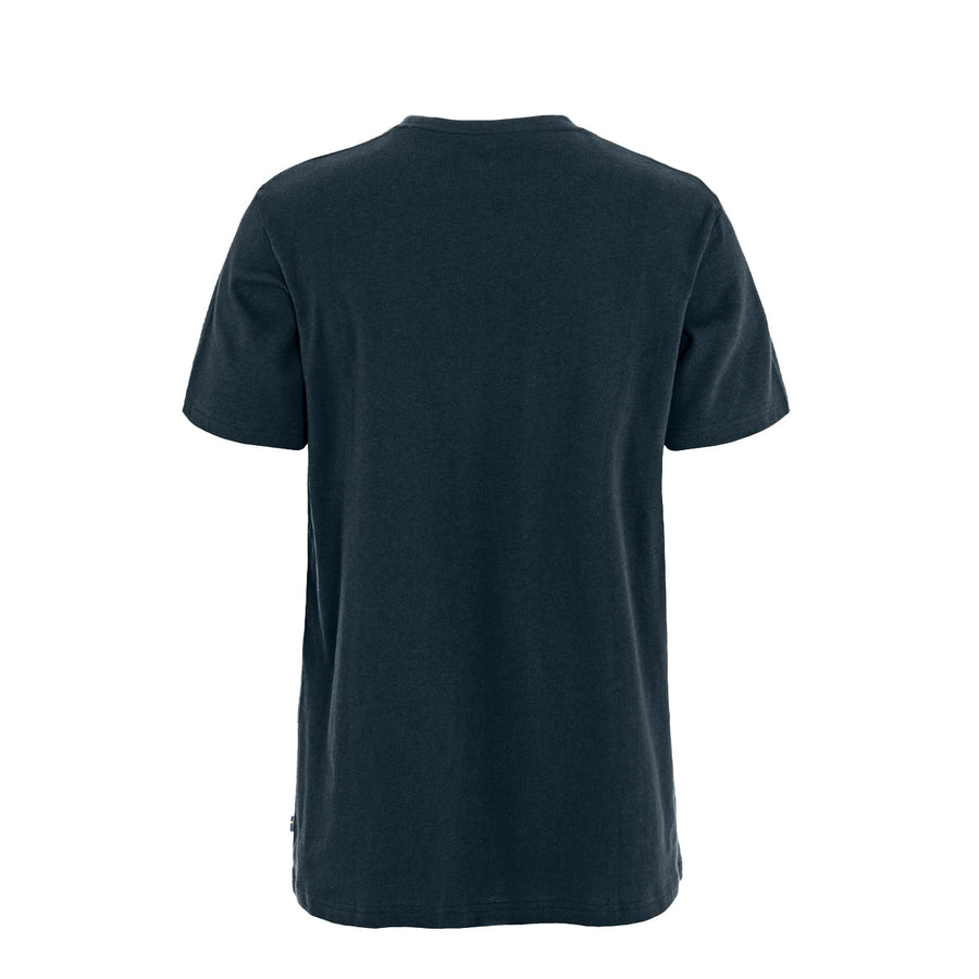 Fjallraven Archive Logo T-Shirt - Dark Navy back/detail view