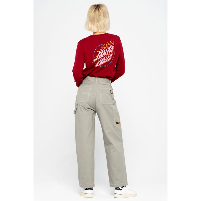 Santa Cruz Nolan Carpenter Pant - Silver White