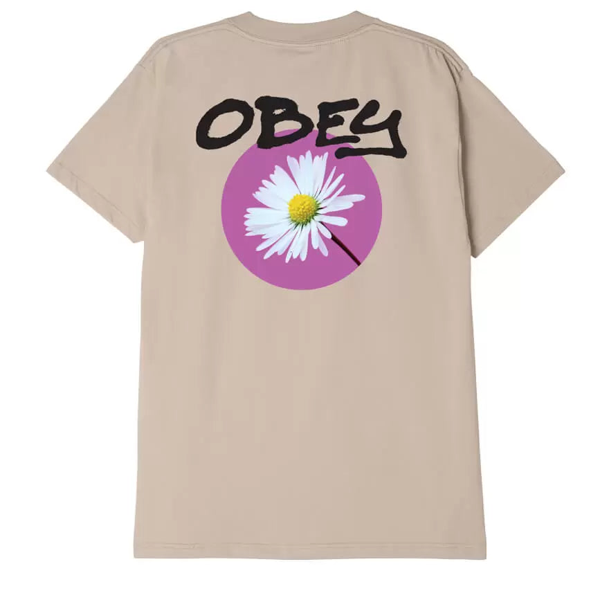 Obey Daisy Spray T-Shirt - Sand