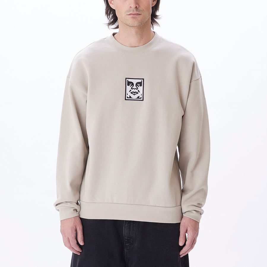 Obey Extra Heavy Crew 2 Jumper - Ash Grey product image 2
