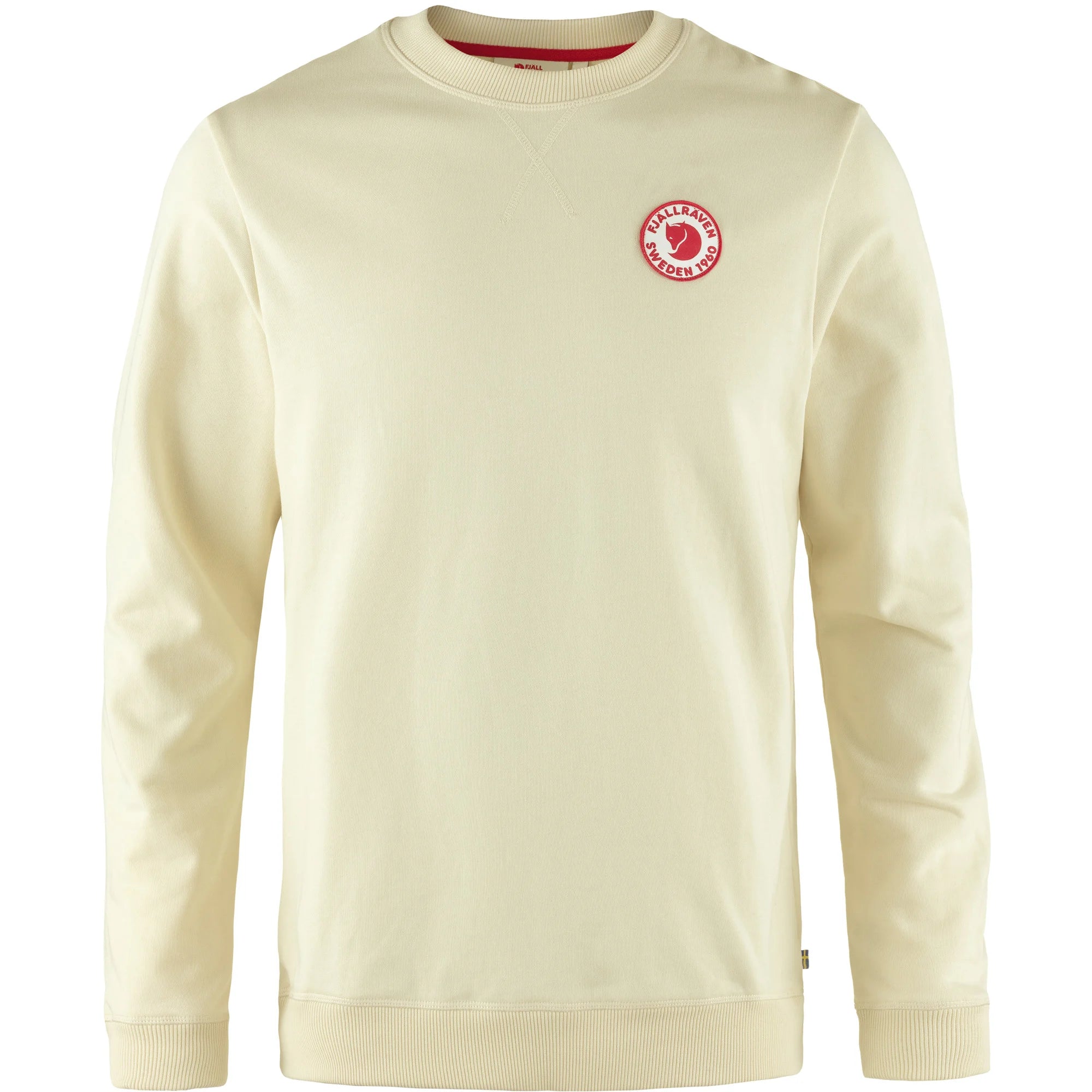Fjallraven 1960 Logo Badge Sweater - Chalk White