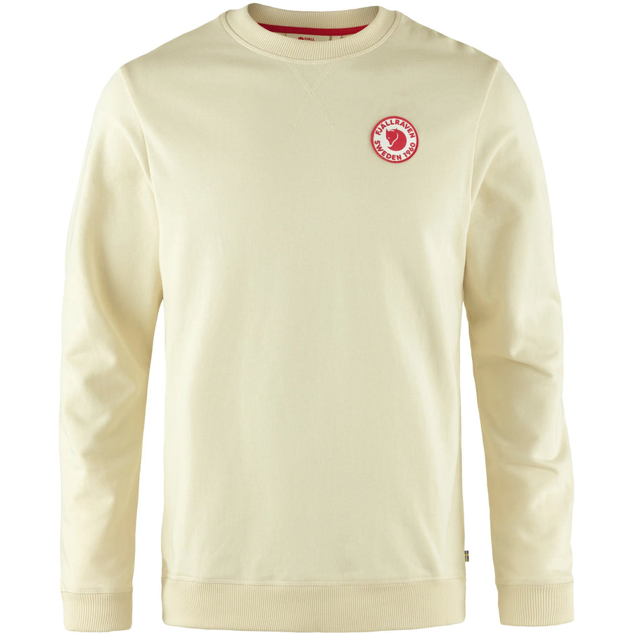 Fjallraven 1960 Logo Badge Sweater - Chalk White