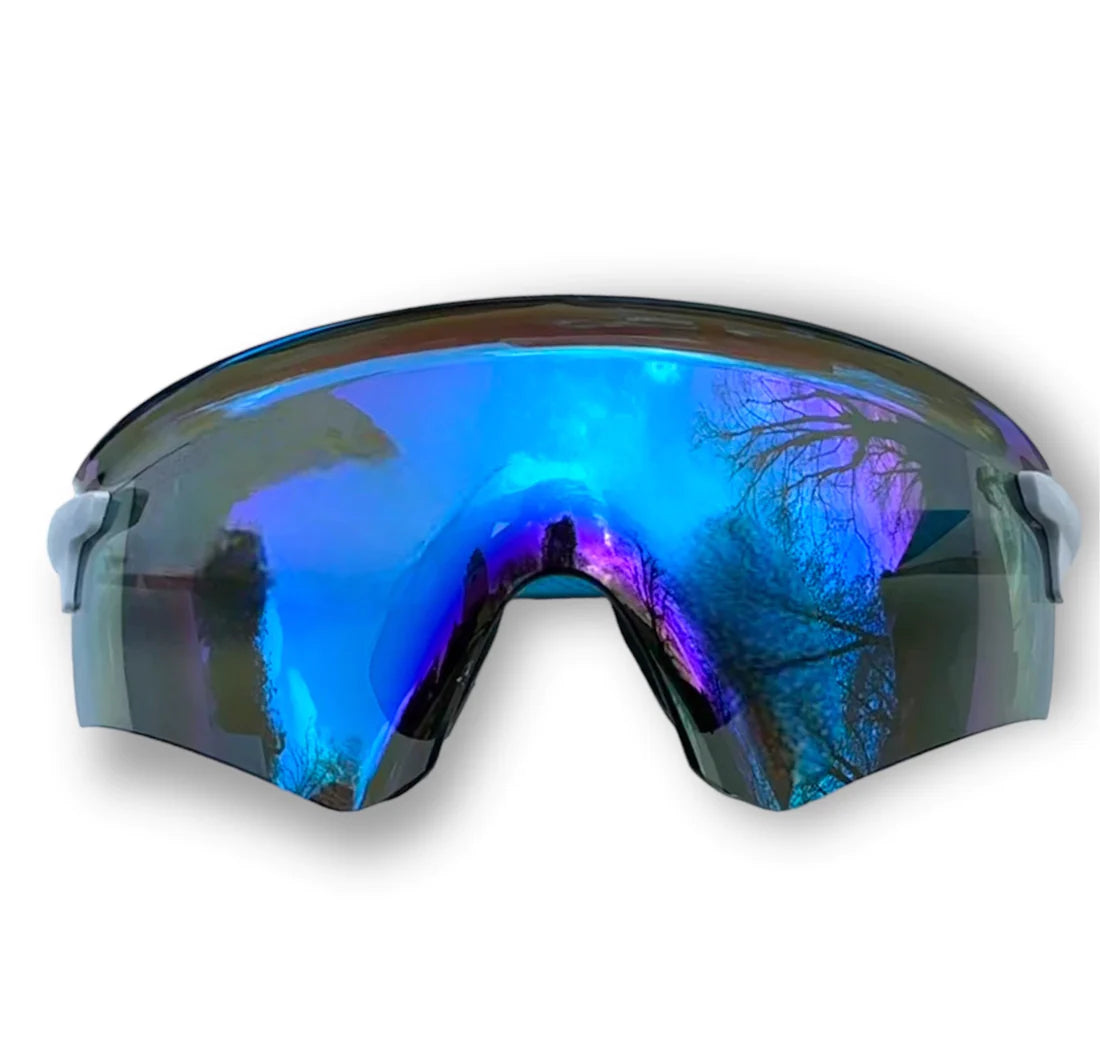 Outsiders Powder Trail Sunglasses - White/Blue