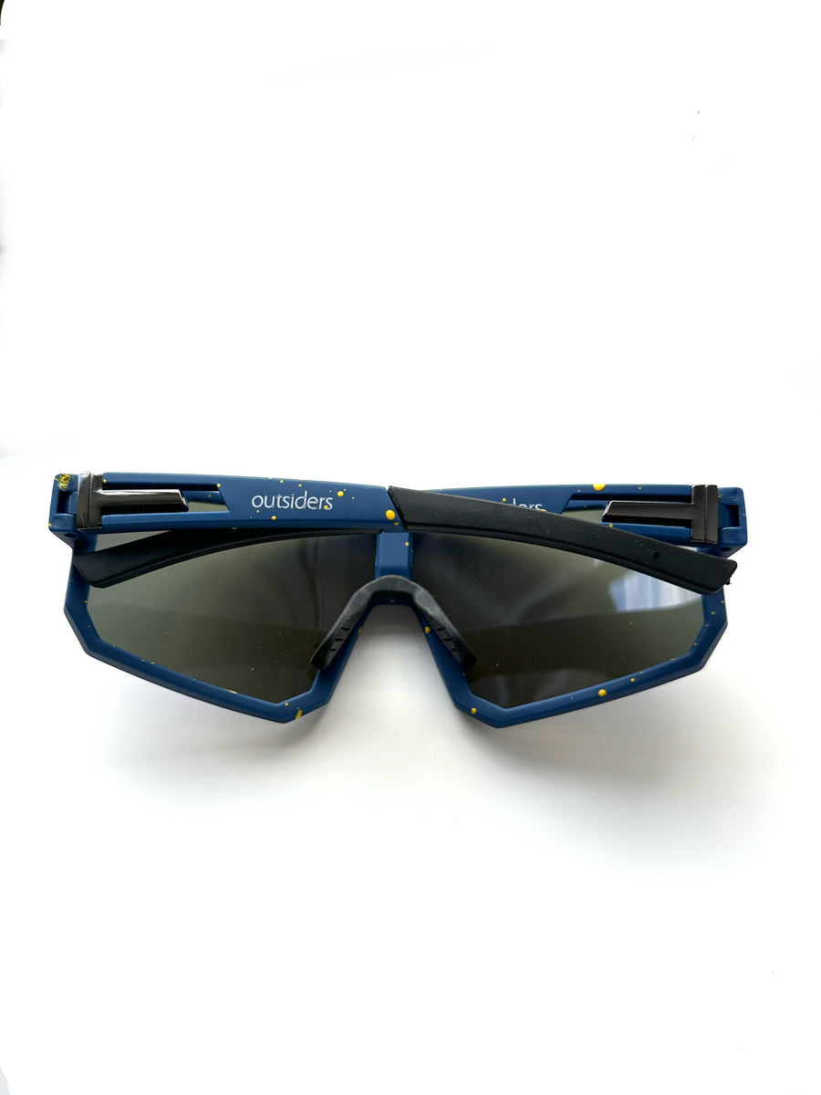 Outsiders Spaced Sunglasses - Blue / Yellow Speckle