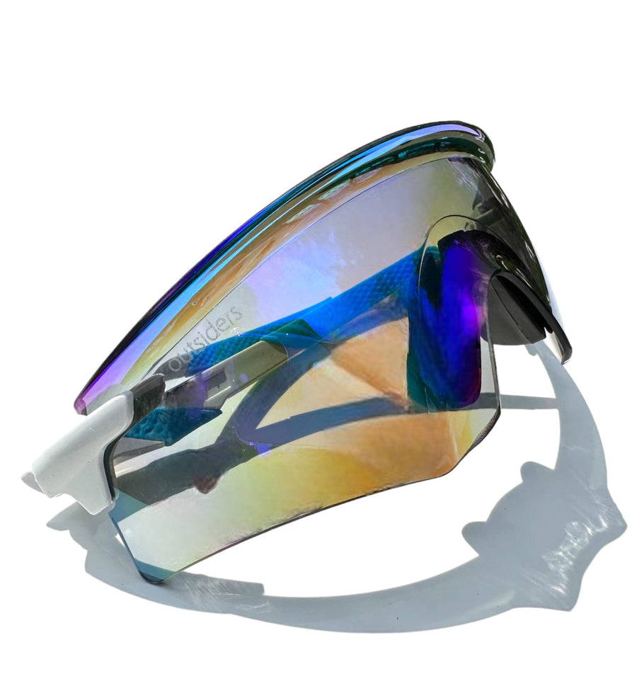 Outsiders Powder Trail Sunglasses - White / Blue