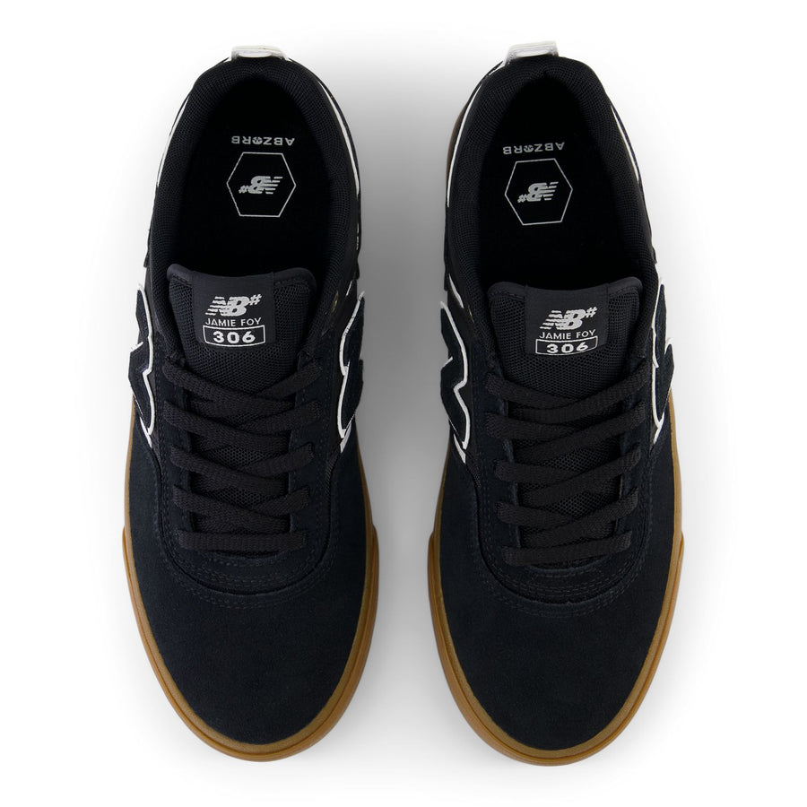 New Balance Numeric 306 - Black / White sole view