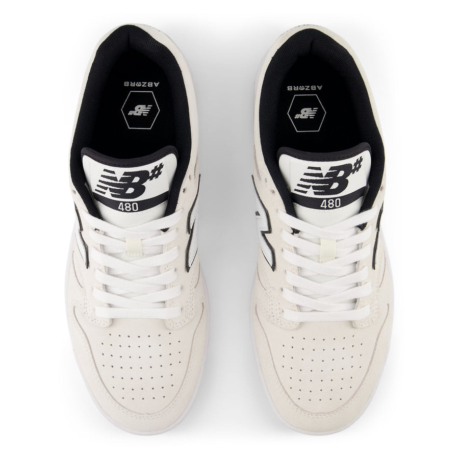 New Balance Numeric 480 - White / Black sole view