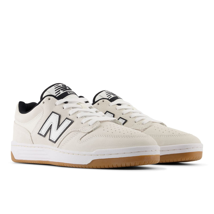 New Balance Numeric 480 - White / Black top view