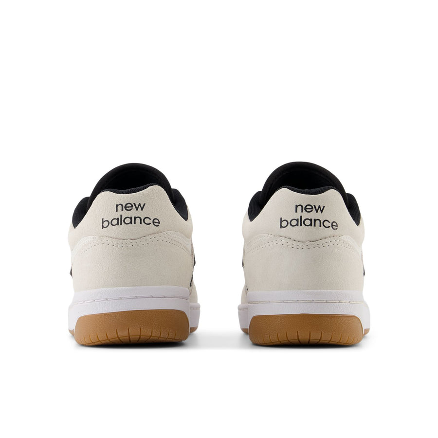 New Balance Numeric 480 - White / Black heel view