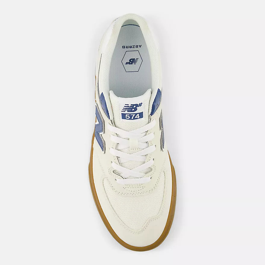 New Balance 574 - Sea salt / Dark shoreline blue product image 3