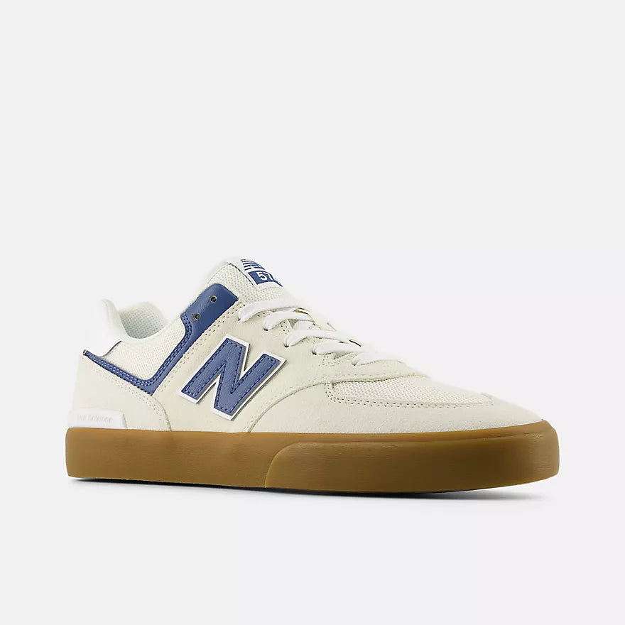 New Balance 574 - Sea salt / Dark shoreline blue product image 5