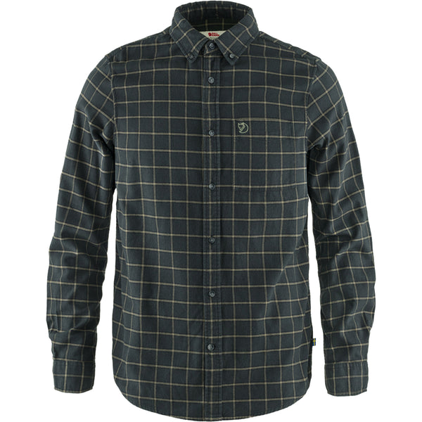 Fjallraven Ovik Flannel Shirt M - Dark Grey