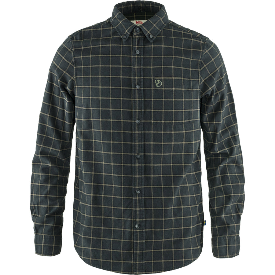 Fjallraven Ovik Flannel Shirt M - Dark Grey