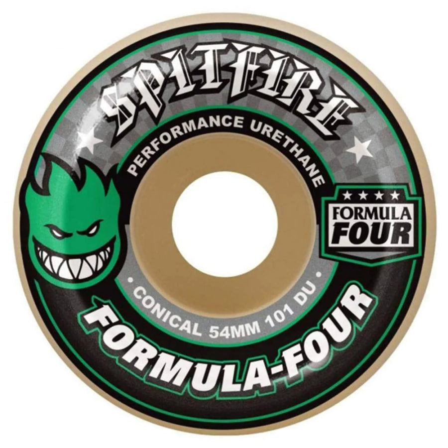 Spitfire - Formula Four Wheels Conical Full 101DU Green