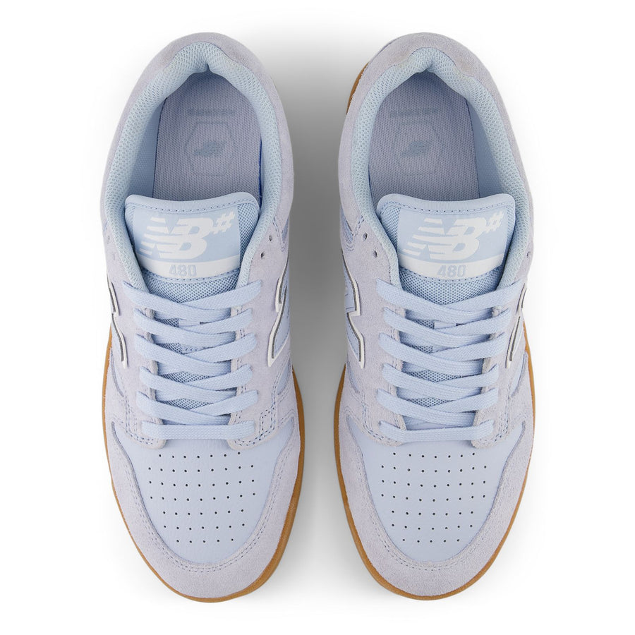 New Balance Numeric 480 - Oxford Blue / NB 103 White sole view
