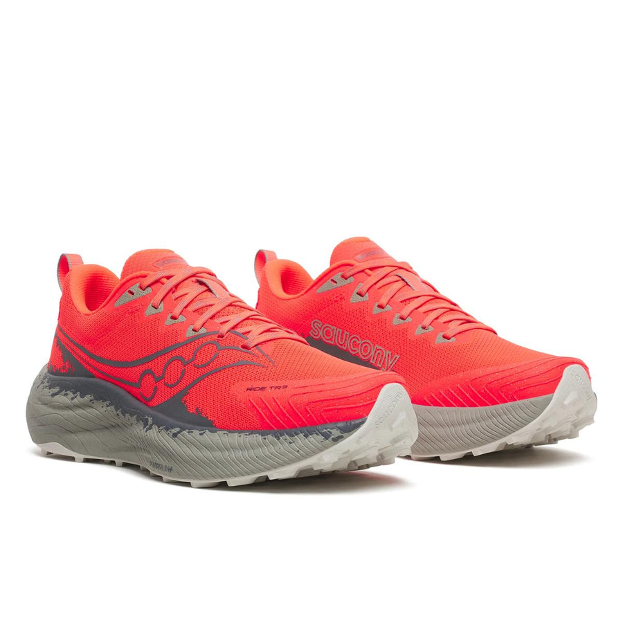 Saucony Men's Ride TR3 - ViZiRed/Gadget image 2