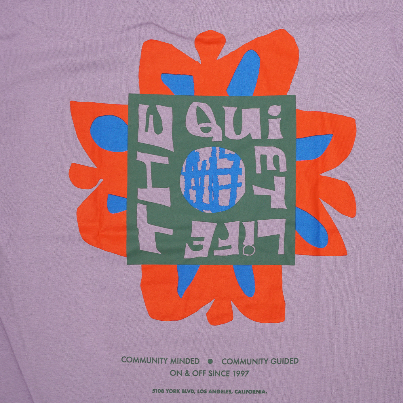 The Quiet Life - Community Minded T-Shirt - Lavender