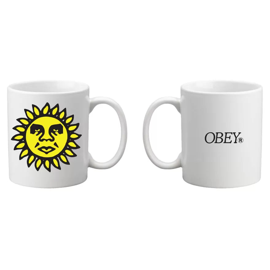 Obey Sunshine Mug - White