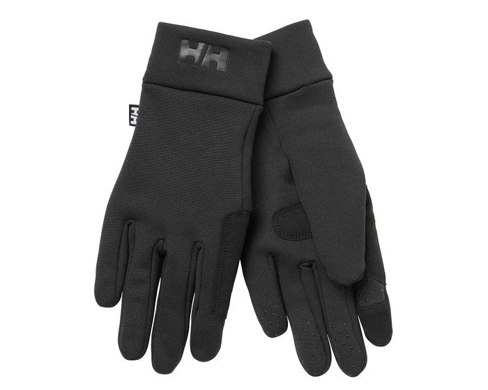 fleece touch glove liner black