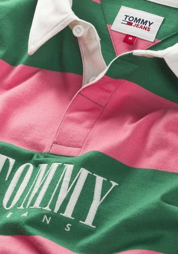 Tommy Jeans - Relaxed Authentic Rugby Shirt - Botanical Pink