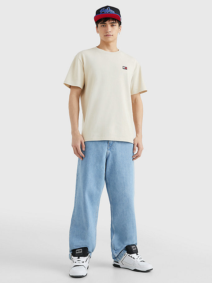 Tommy Jeans XS Badge T-shirt - Classic Beige