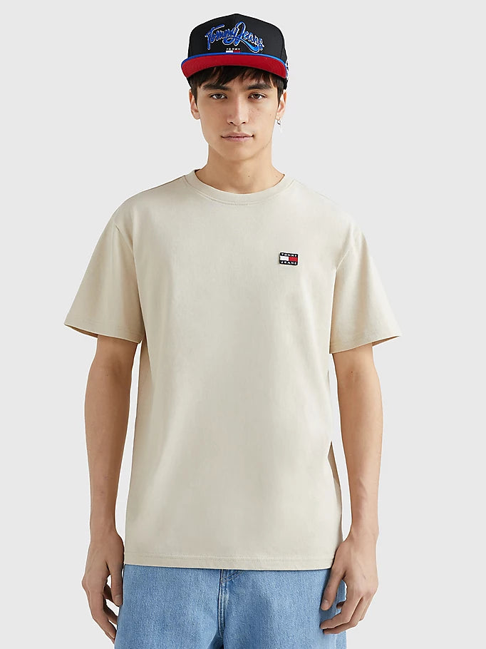 Tommy Jeans XS Badge T-shirt - Classic Beige