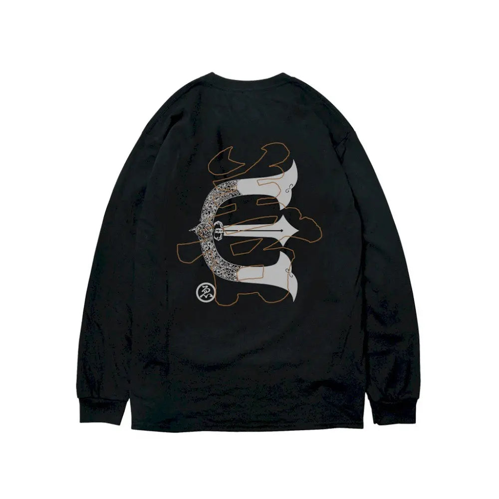 Evisen - Zen Aku E Logo L/S T-shirt - Black