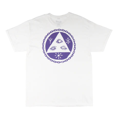 Welcome - Tali Chain Basic T-shirt - White/Purple