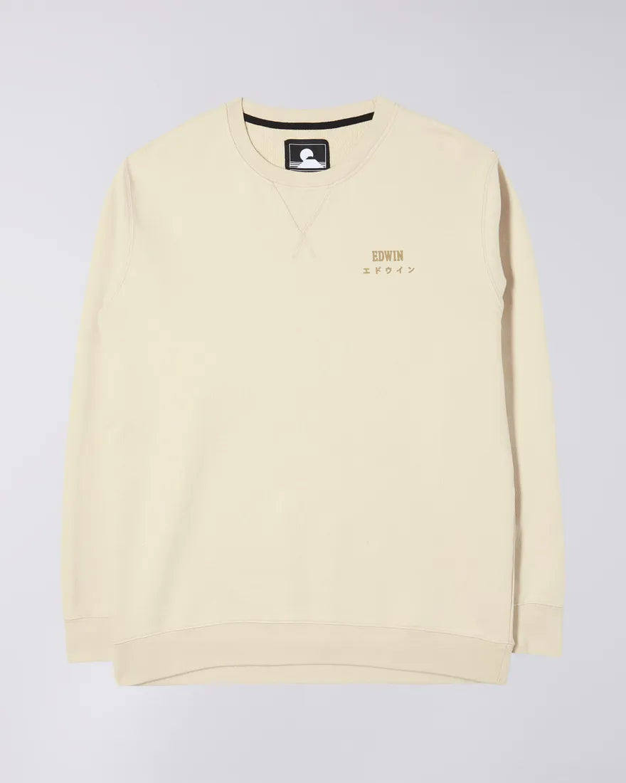 EDWIN Base Crew Sweat Pelican EDWIN At Frequency Store