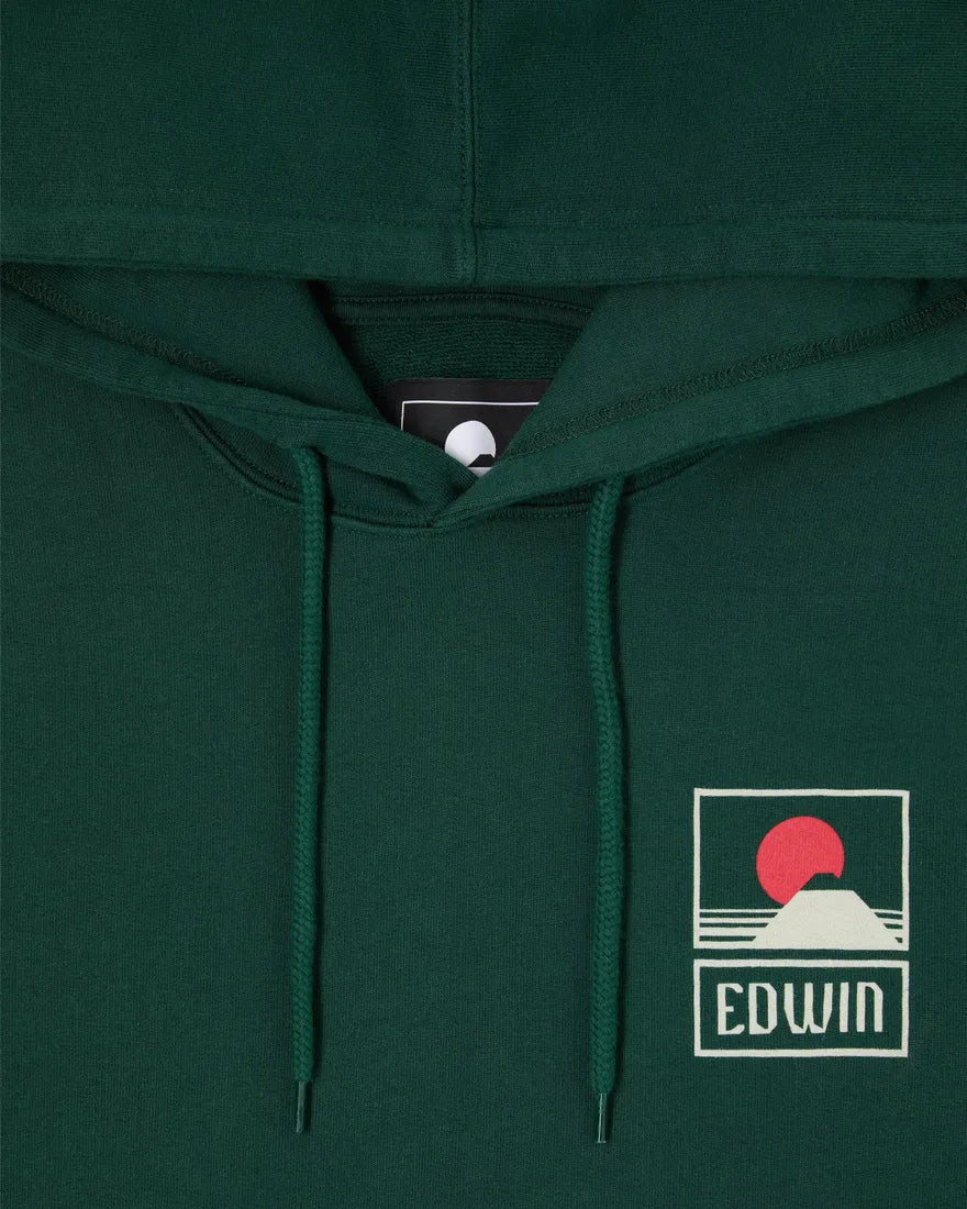 EDWIN - Sunset On Mt Fuji Hoody - Pine Grove product image 2