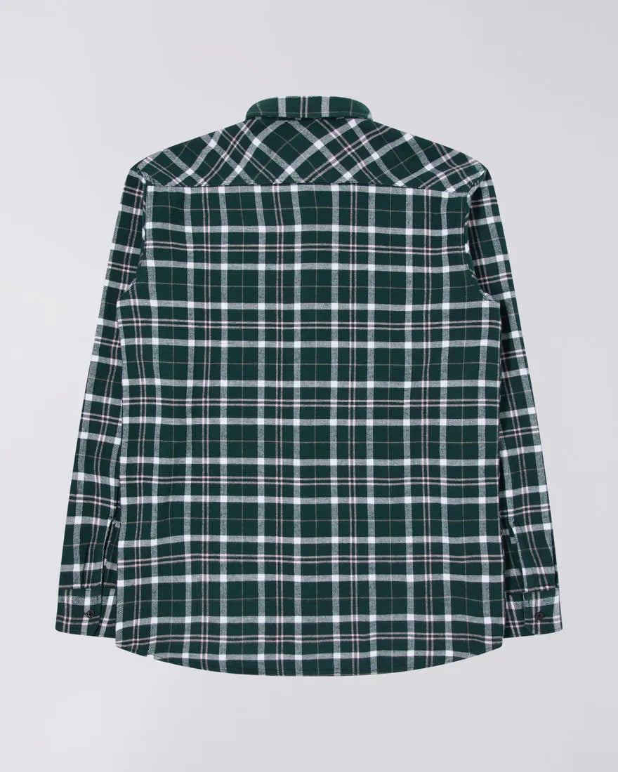 EDWIN - Labour Shirt L/S - Pine Grove/Pink product image 2