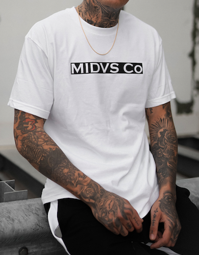 MIDVS CO PRIMO BOX LOGO T SHIRT - WHITE