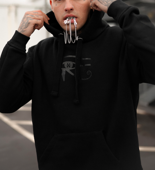 MIDVS CO HORUS X HOODY BLACK / BLACK