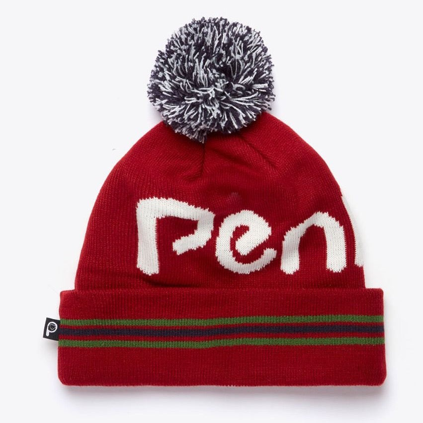 Penfield Clissold Bobble Beanie - Red