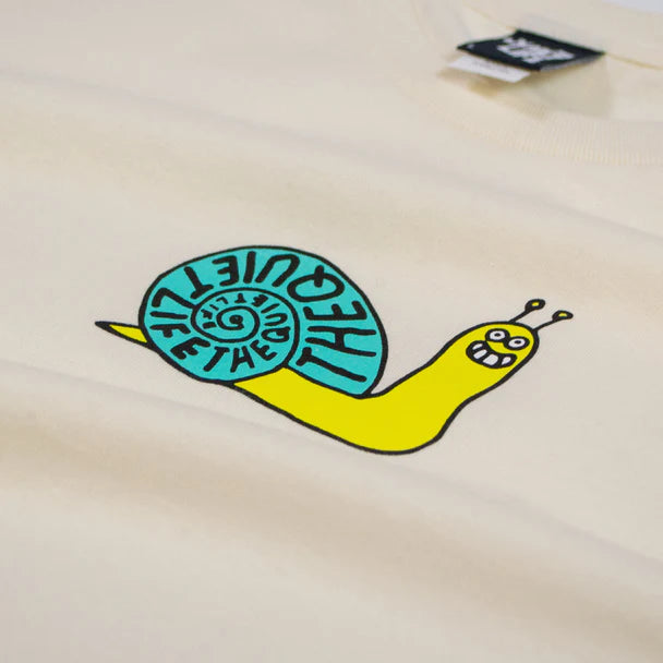 The Quiet Life - Snail Tee - Cream