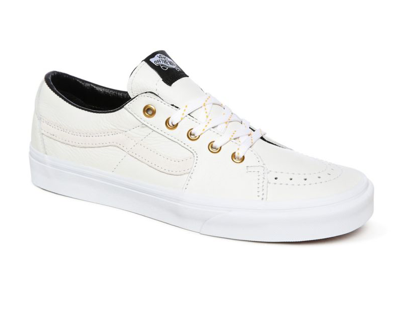 VANS SK8-LOW LEATHER - TRUE WHITE