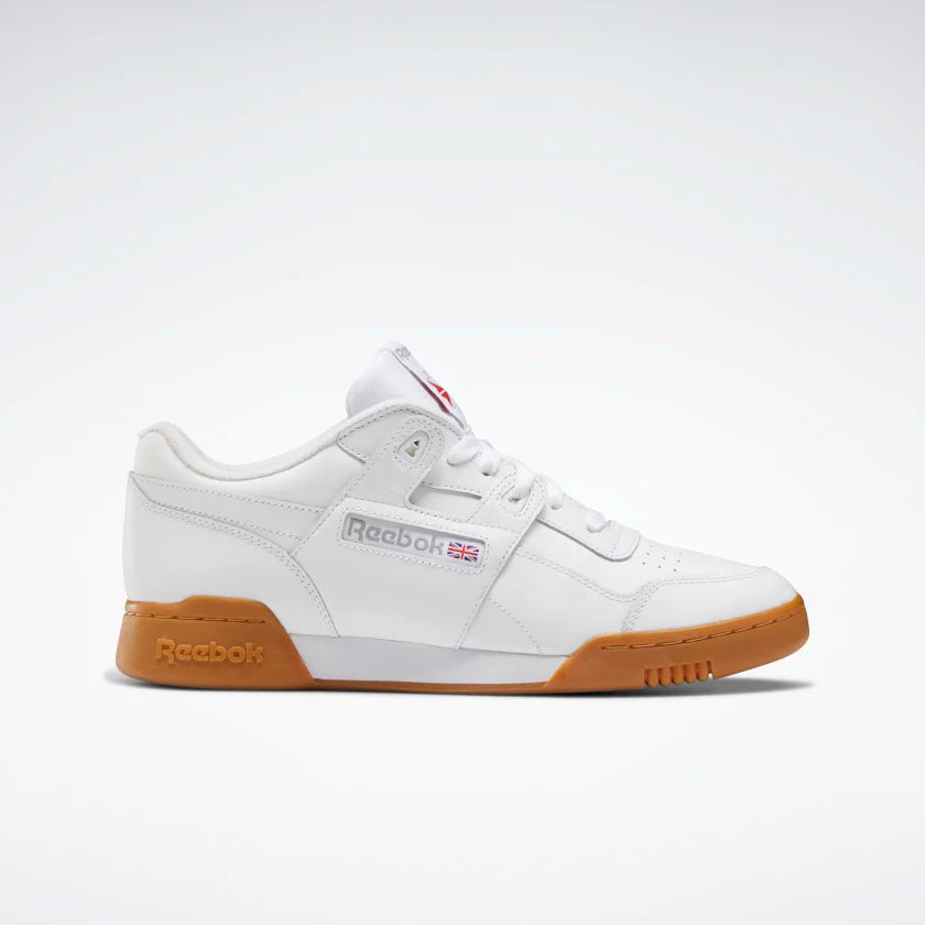 Reebok Workout Plus - White / Carbon / Classic Red / Royal-Gum