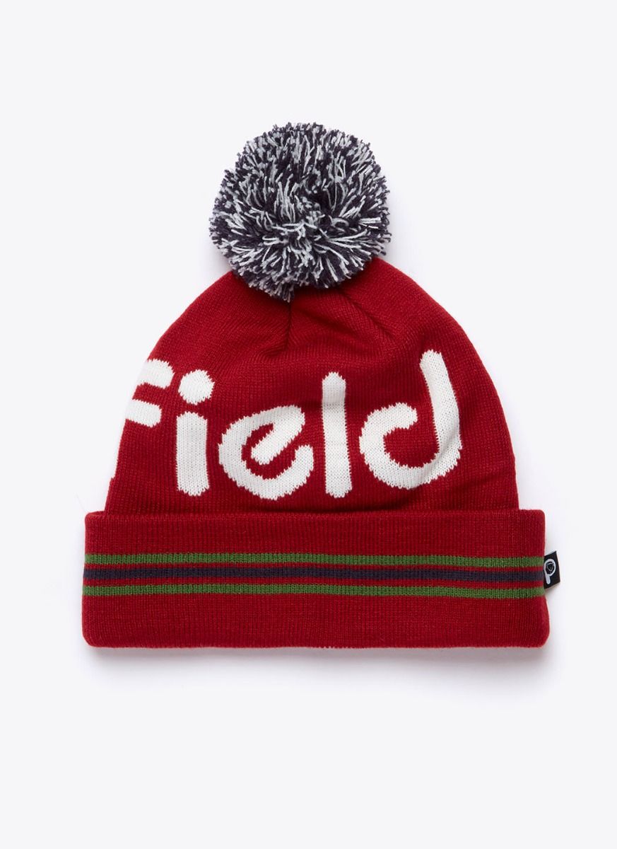 Penfield Clissold Bobble Beanie - Red
