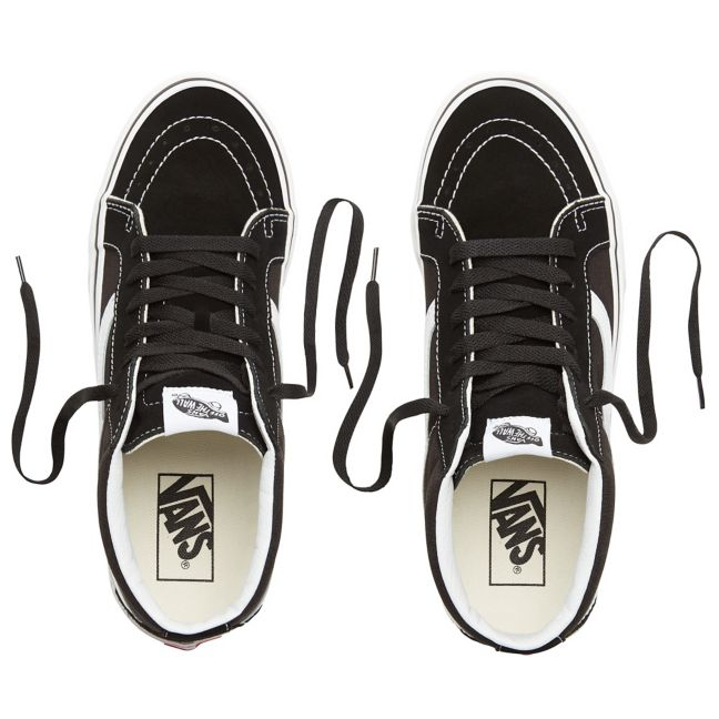 VANS SK8-MID REISSUE SHOES BLACK/WHITE