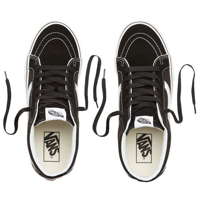 VANS SK8-MID REISSUE SHOES BLACK/WHITE product image 2