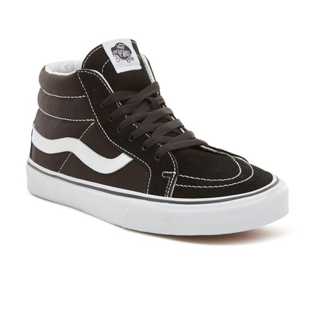 VANS SK8-MID REISSUE SHOES BLACK/WHITE