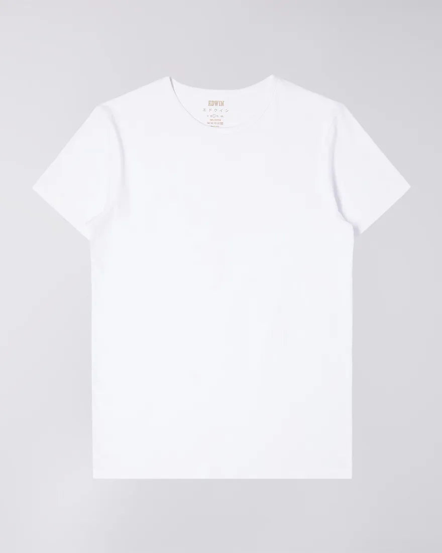 EDWIN - Double Pack SS T-Shirt - White