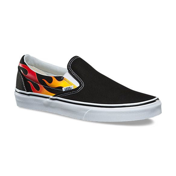 VANS CLASSIC SLIP-ON SHOES FLAME