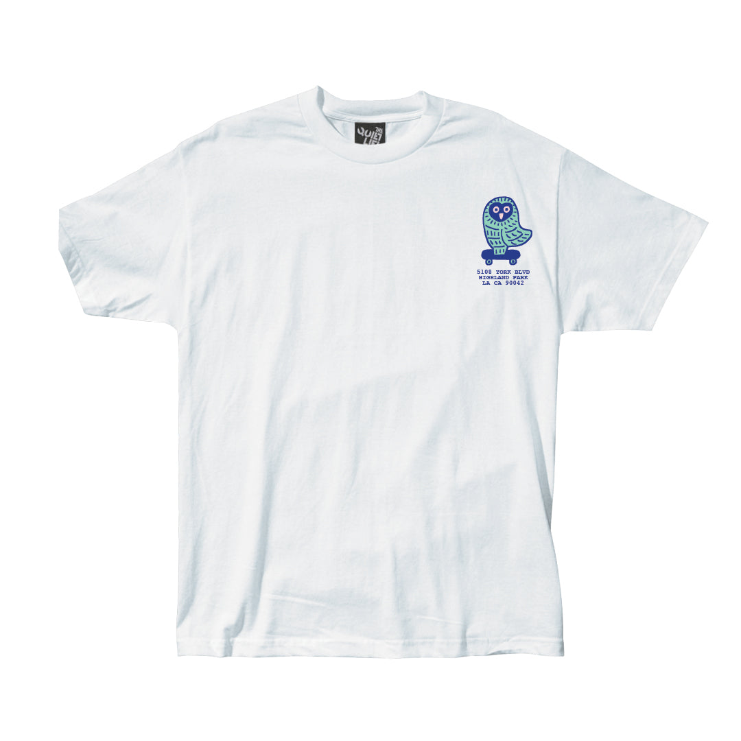 The Quiet Life - Owl Shop Tee - White