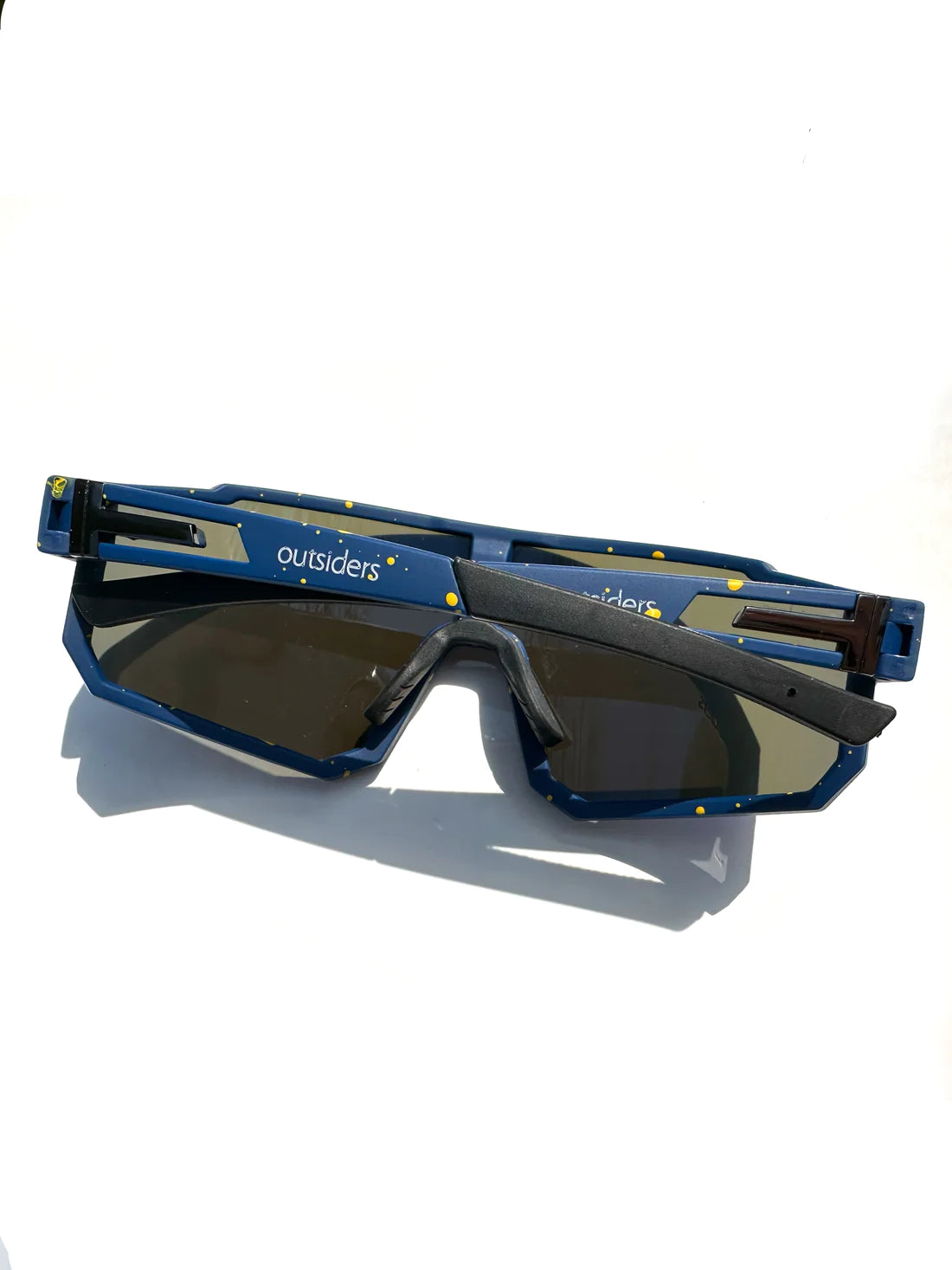 Outsiders Spaced  Sunglasses - Matte Navy/Yellow Speckled