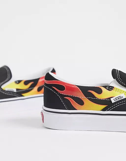 VANS CLASSIC SLIP-ON SHOES FLAME