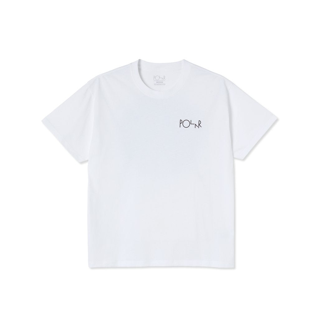 Polar Filled Stroke T-Shirt - White