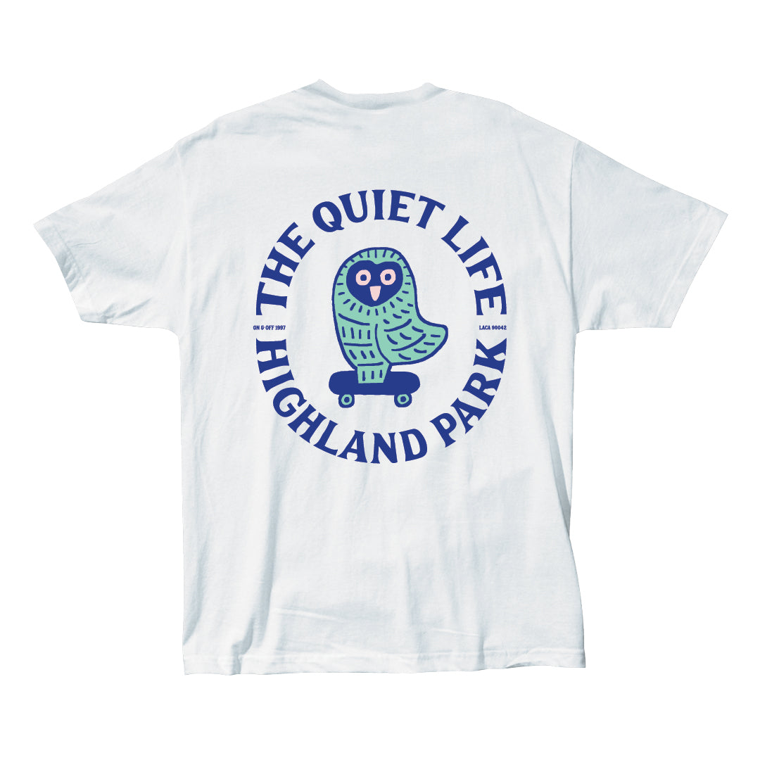 The Quiet Life - Owl Shop Tee - White