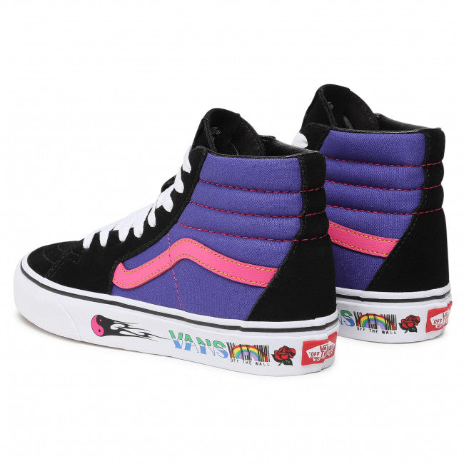 Vans SK8-HI SHOES - black / grape